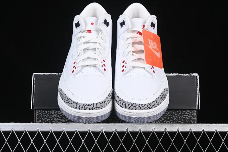 All categories Air Jordan Jordan series basketball shoes Air Jordan 3 GX foreign trade version Air Jordan 3 "White Cement Reimagined" AJ3 Joe 3 new white cement replica basketball shoes DN3707-100
